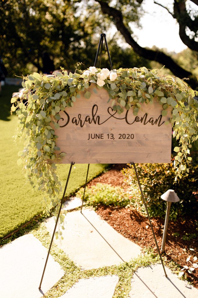 wedding welcome sign