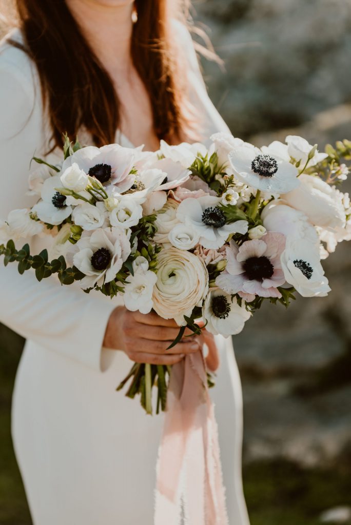 Very Pretty Bouquet Of Miniature Flowers In Square Format Stock