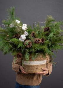 Winter Wonderland Christmas Season Basket3