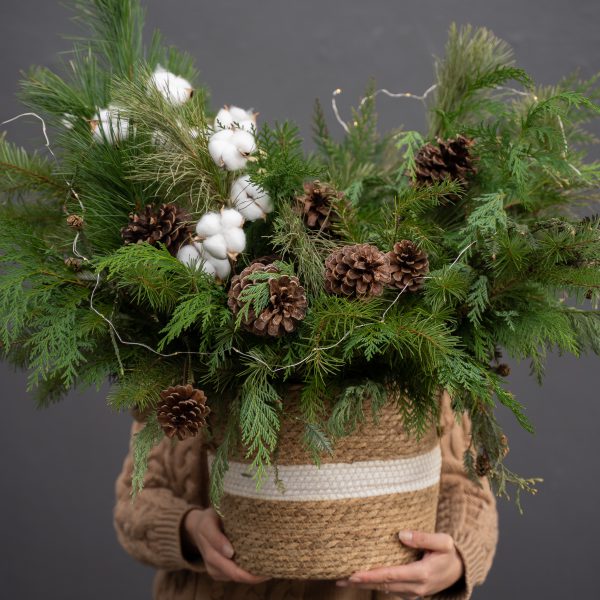 Winter Wonderland Christmas Season Basket3