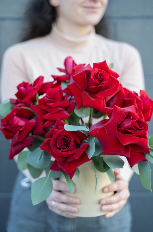 Be my Valentine small Valentine's flower box