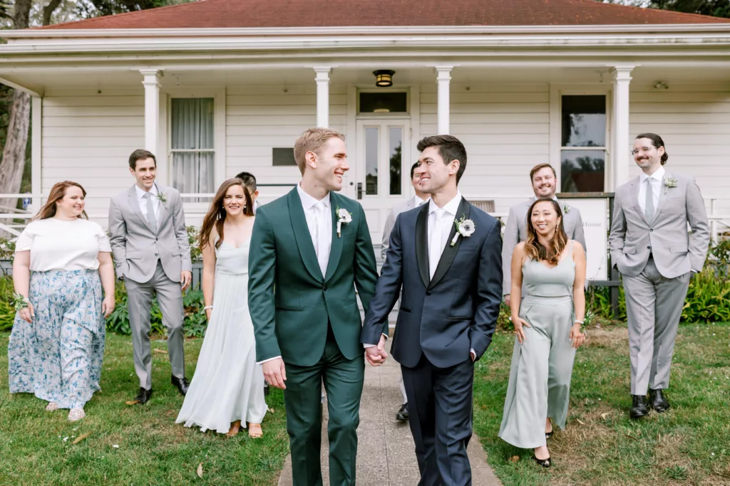 Eucalyptus wedding flowers, LGBT wedding28