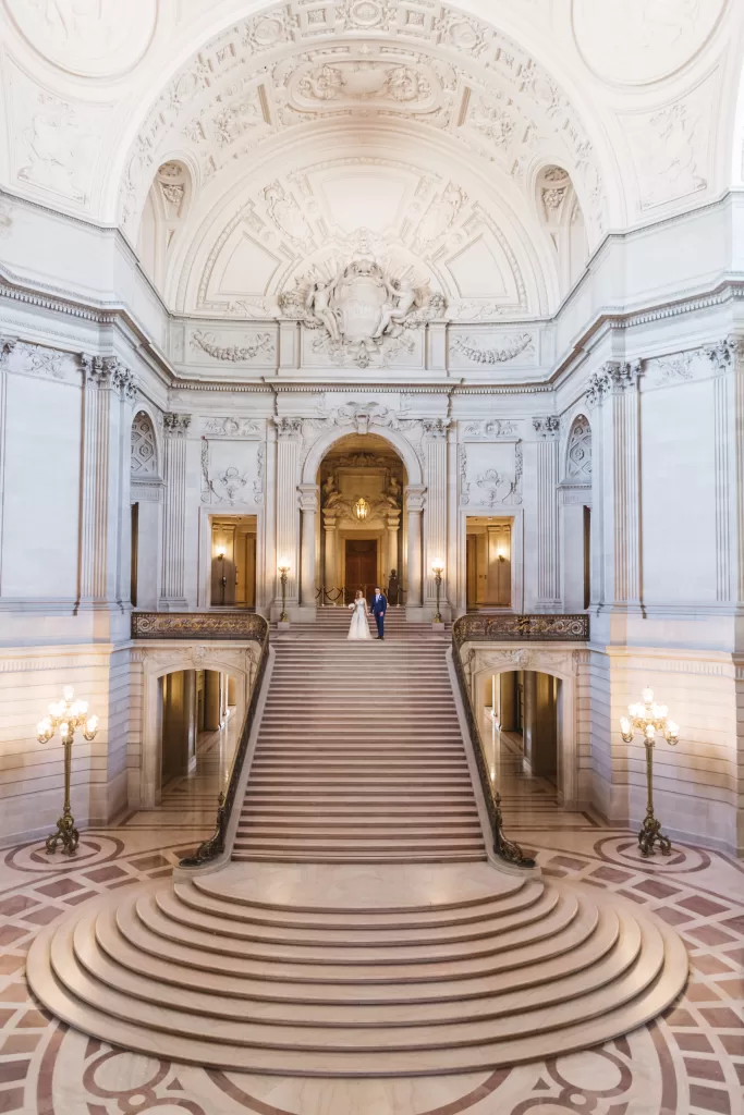 San Francisco City Hall stairs
