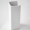 Square White | Ceramic Vase