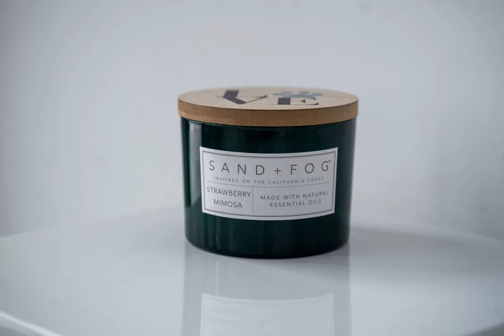 Sand & Fog Glass Candle