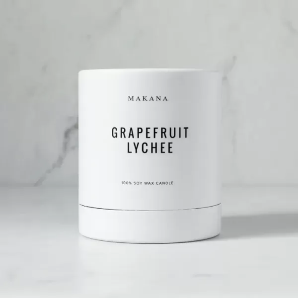 grapefruit lychee candle