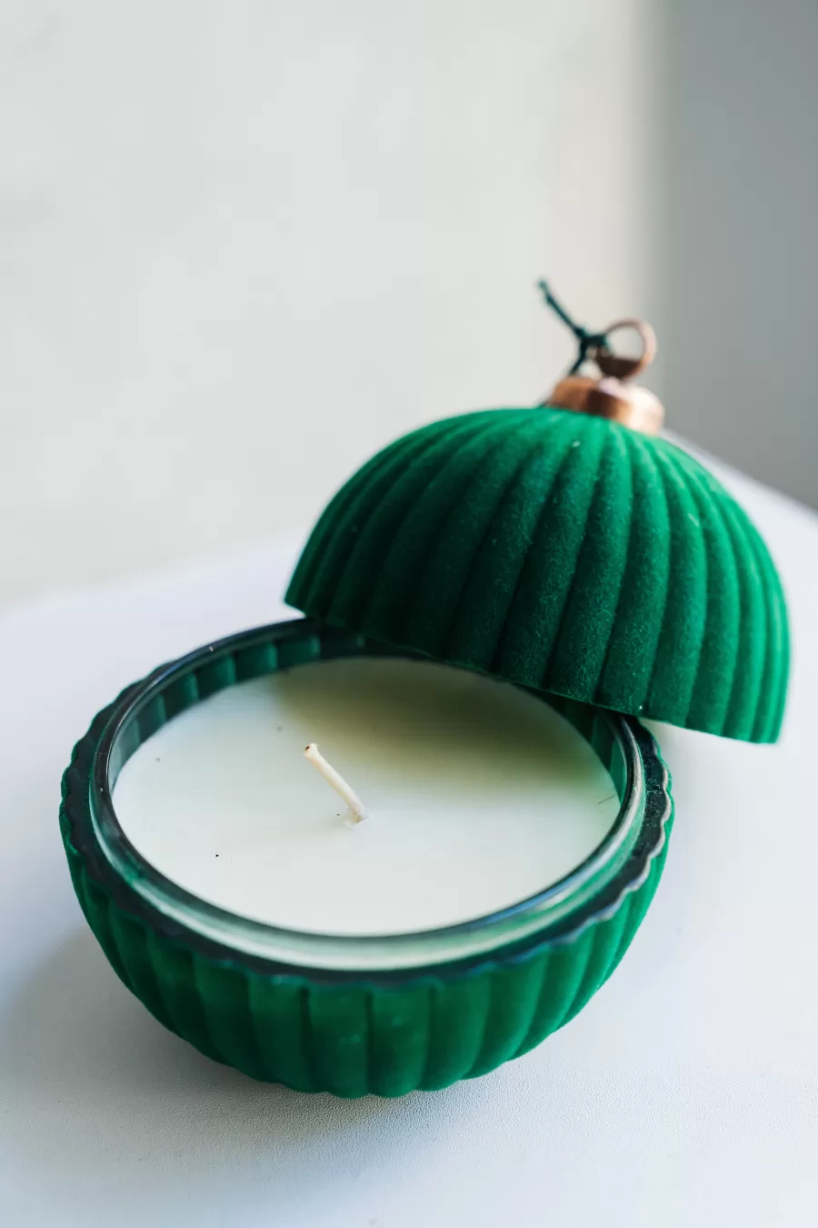 christmas velvet candle1