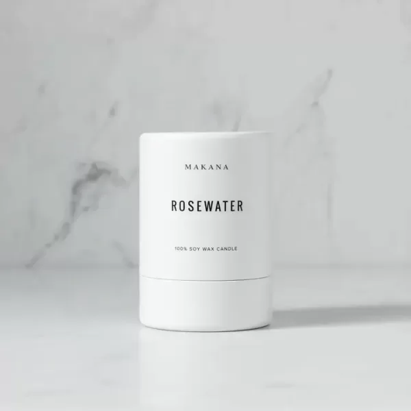 rosewater petite candle