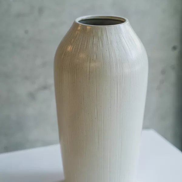 white vase