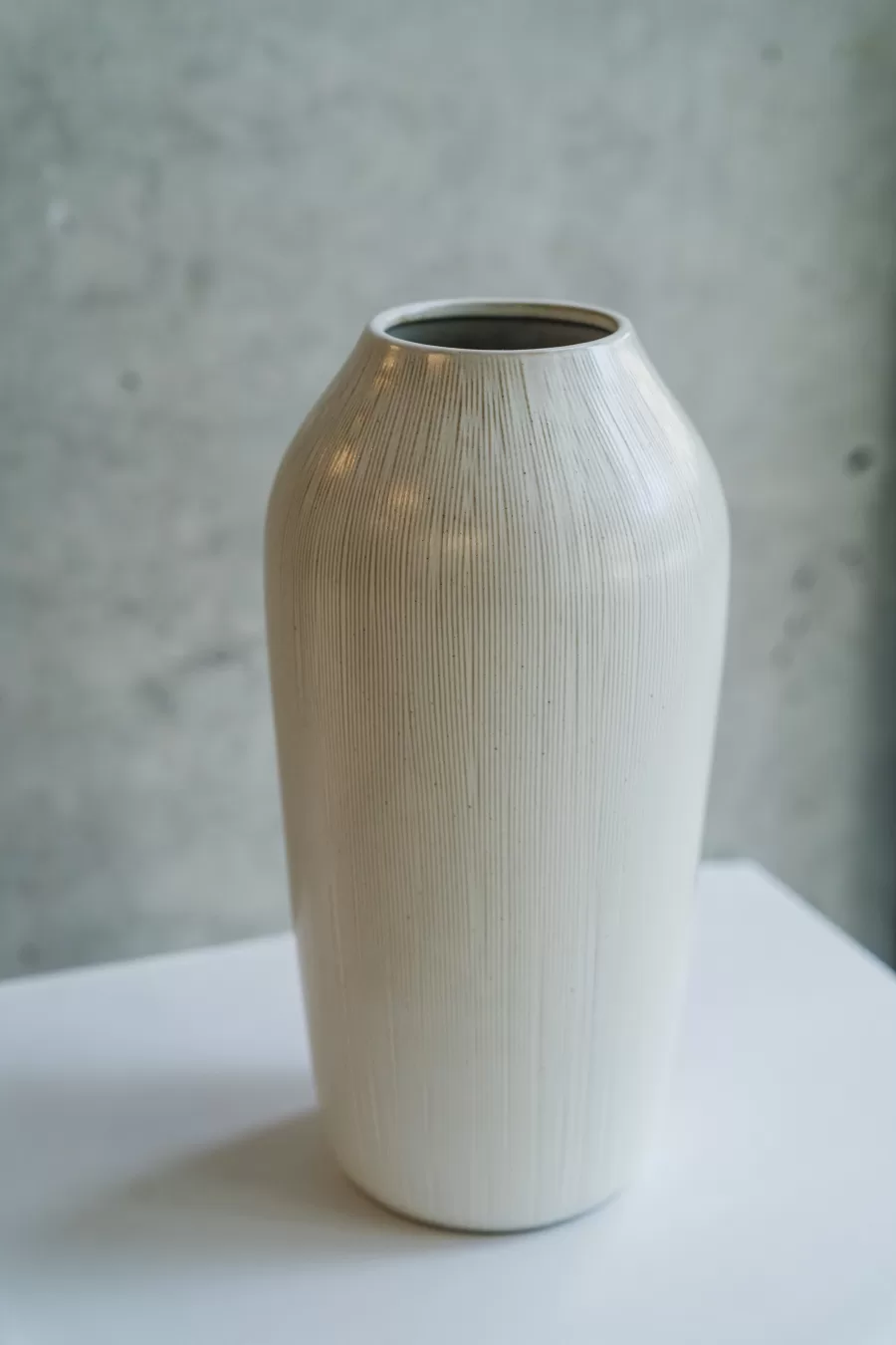 white vase