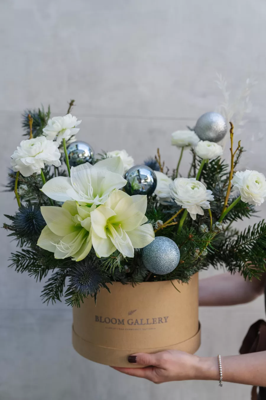 Silver Frost Christmas Bloom Box1