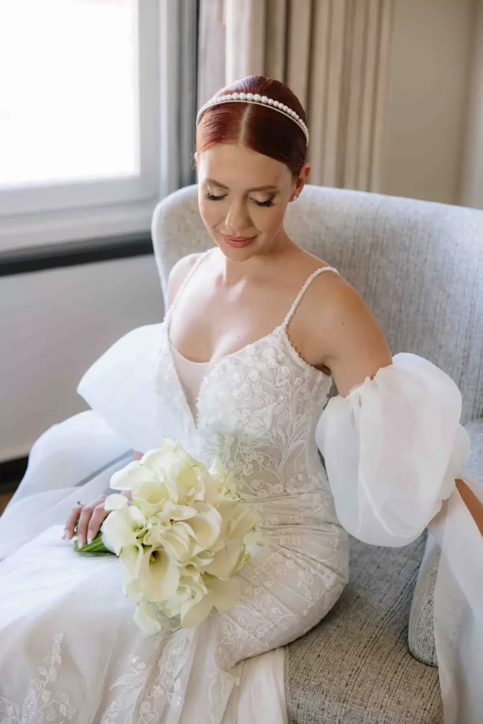 Calla Lilly bridal bouquet