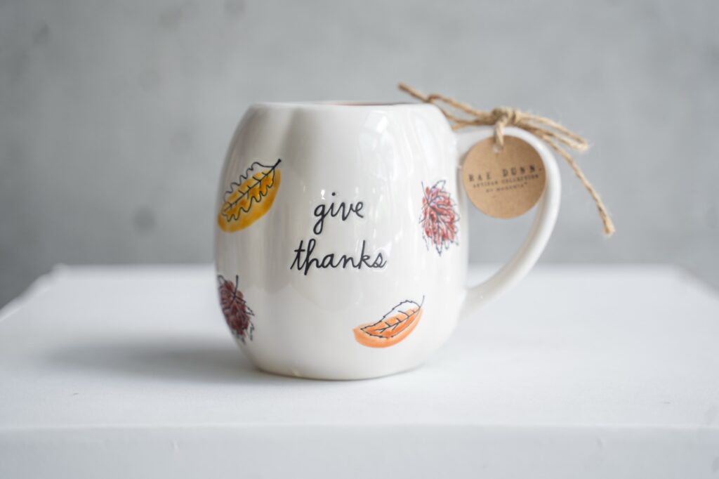 Give thanks mug