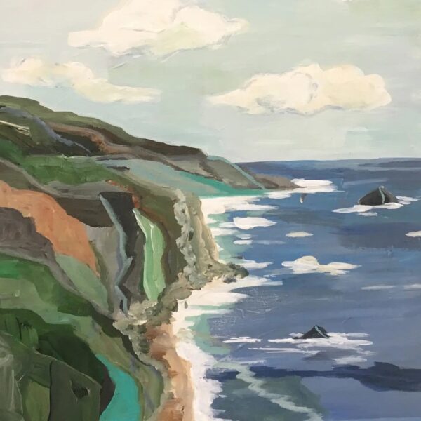 California Coast Postcard