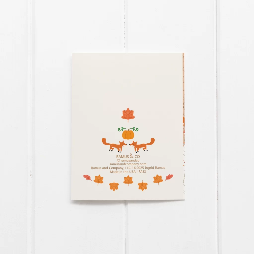 Autumn Sweater Greeting Card