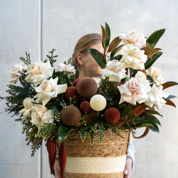 Champagne Glow | Large Bloom Basket