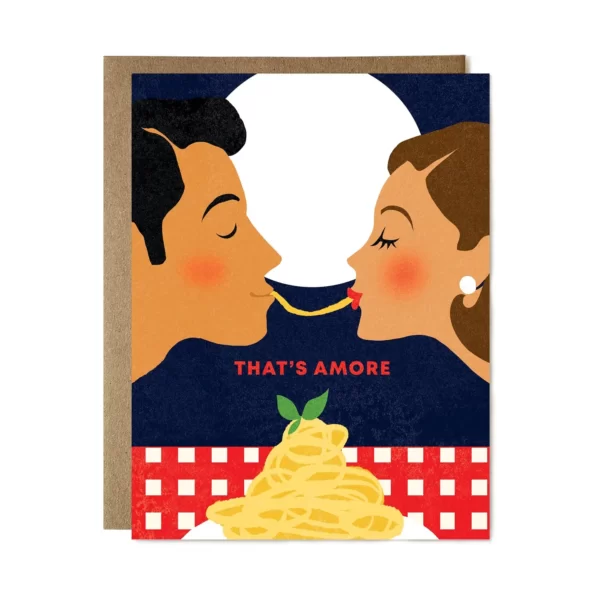 That's Amore Pasta Lovers | Greeting Card