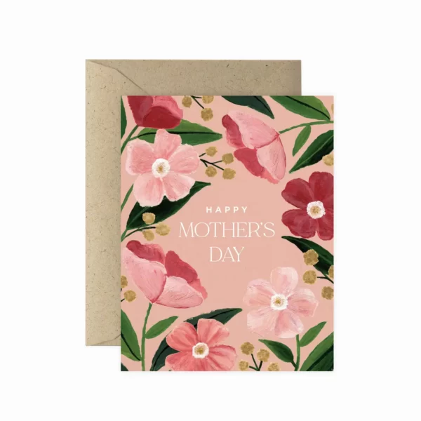 Dark Poppy Mother's Day | Greeting Card
