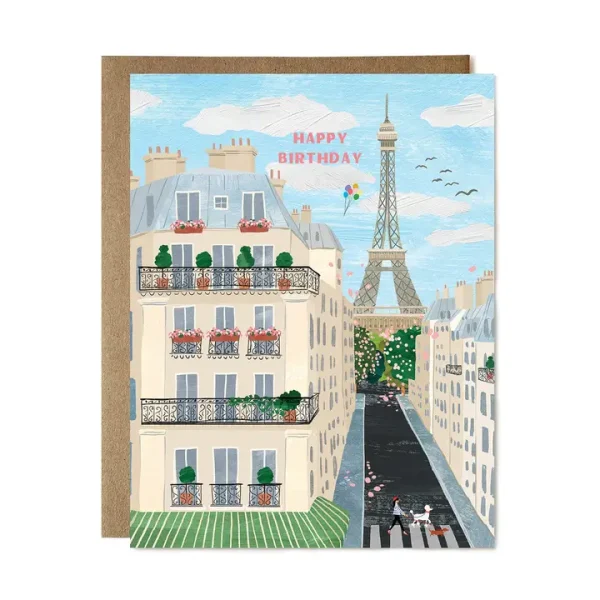 Paris Birthday | Greeting Card