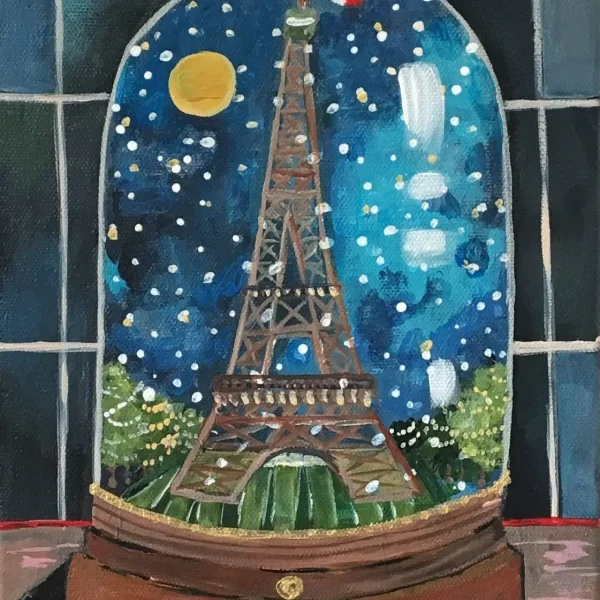 Paris Snow Globe | PostCard
