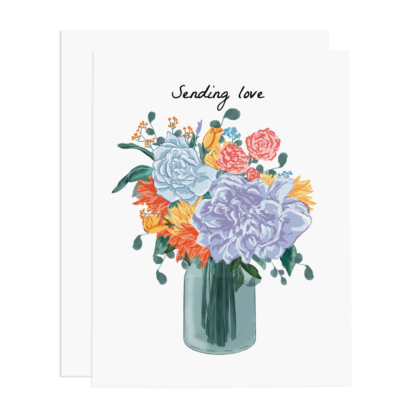 Sending Love | Greeting Card 1 Ramus & Co. Sending Love Greeting Card