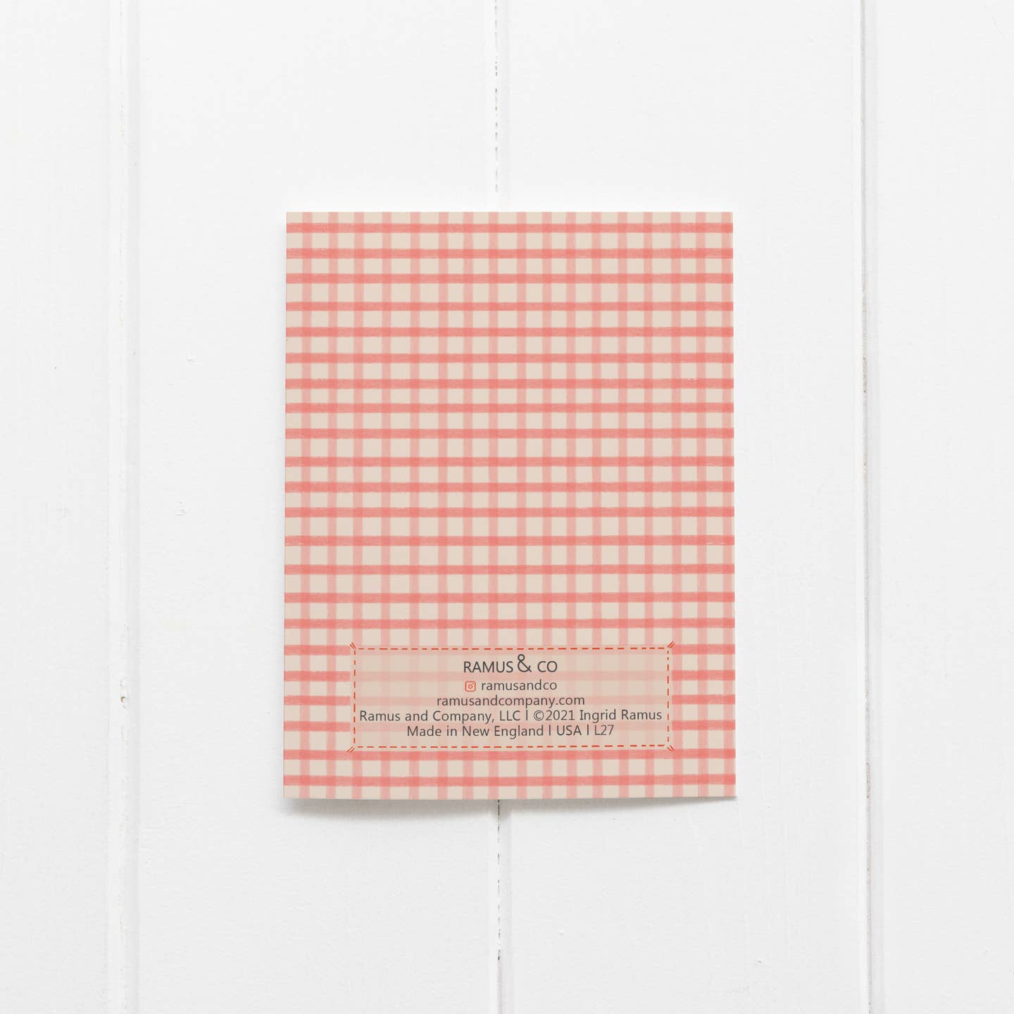 Sending Love | Greeting Card 2 Ramus & Co. Sending Love Greeting Card detail