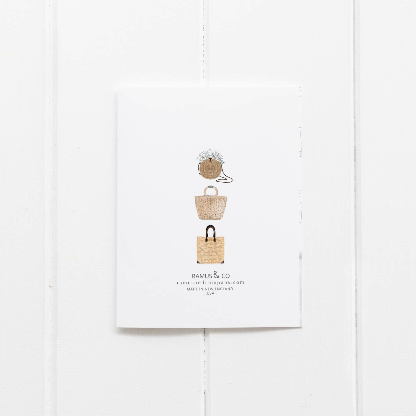 Birthday Peonies | Greeting Card 3 Ramus & Co. Birthday Peonies Greeting Card back