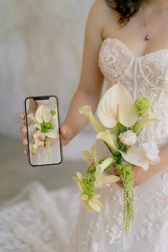 AI-generated bridal bouquets 1